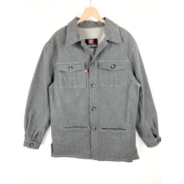古着 Royal Brand デニムカバーオール カラーデニム 90年代 グレー系 メンズl 中古 N N 古着lab2号店 通販 Yahoo ショッピング
