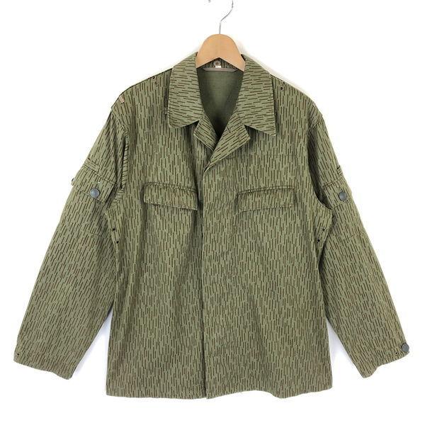 古着】 旧東ドイツ軍 フィールドジャケット レインドロップカモ