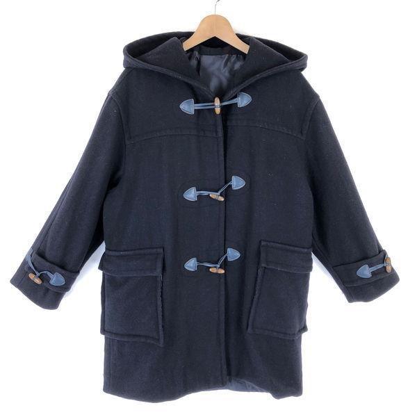 古着 ダッフルコート ウールコート 長袖 ネイビー系 レディースxl 中古 N N 古着lab2号店 通販 Yahoo ショッピング