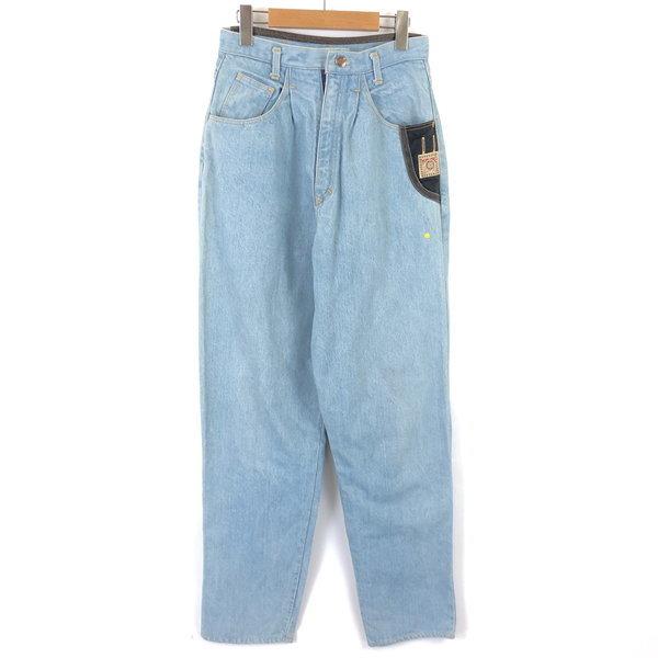 古着】 PEPE JEANS デニムパンツ デザインもの フェイクレザー