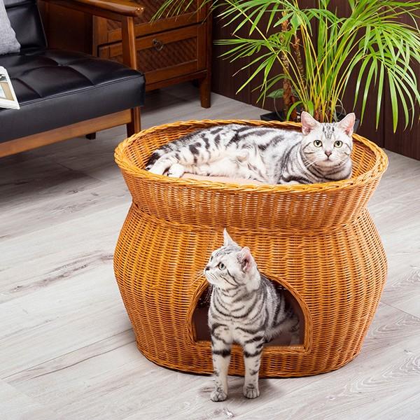 お値下げしました!キャットハウス 2段ベッド 猫 ベット ドーム お値下げしました!キャットハウス 2段ベッド 猫 ベット ドーム