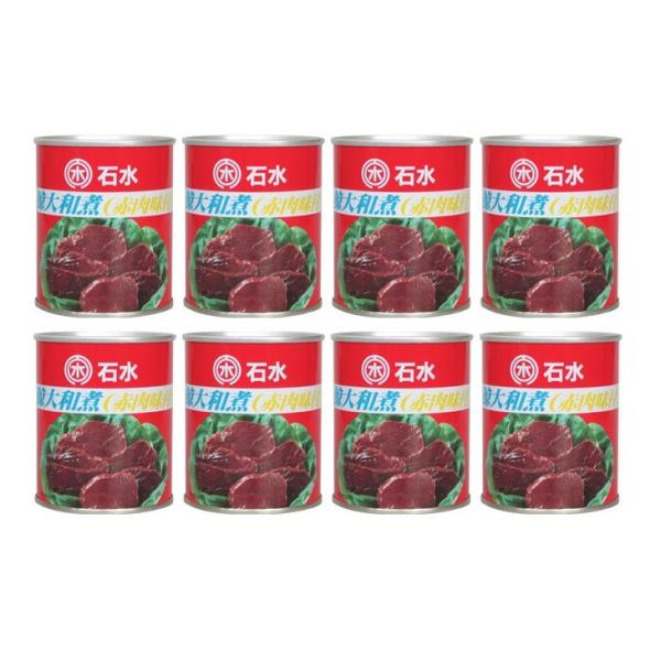 鯨 缶詰 8缶セット 鯨大和煮 クジラ肉 鯨大和煮缶 くじら 鯨肉 木の屋 石巻水産 7号缶 235g 1.88kg 保存食 備蓄 おつまみ おかず 送料無料
