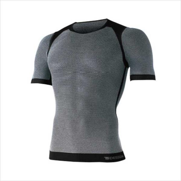 他サイト： TS DESIGN (TSデザイン) TS DRY ショートスリーブ チャコールグレー 8045 2002 作業服 ユニフォームの商品画像