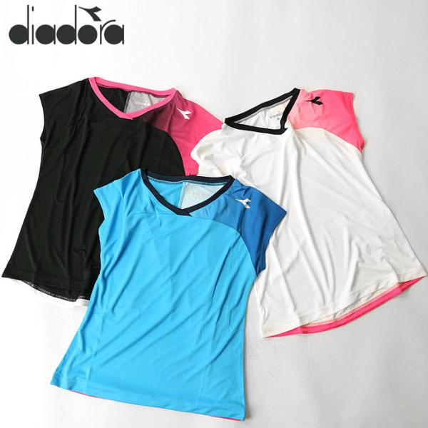 テニスウェア ディアドラ Diadora レディース Dtg9325 コンペティションシャツ 2010 半袖tシャツ ネコポス対応 Dtg9325 スポーツショップ グラスホッパー 通販 Yahoo ショッピング