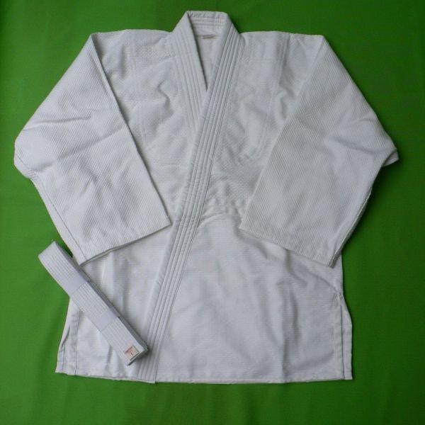 柔道着3点 上下白帯 セット ホワイト晒 1号 2号