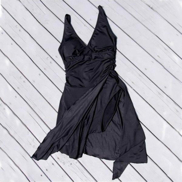 レディース水着 ワンピース水着 黒 ブラック 大きいサイズ 体型カバー 黒ワンピース 無地ワンピース シンプル プレママ ぽっちゃり 夏 着痩せ Buyee Buyee 提供一站式最全面最專業現地yahoo Japan拍賣代bid代拍代購服務 Bot Online