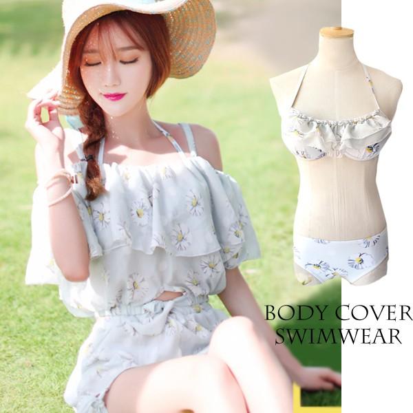レディース水着 フリル ビキニ 体型カバー 4点セット パステル 花柄 夏 オフショル オフショルダー ショートパンツ 小花柄 タンキニ Buyee Buyee Japanese Proxy Service Buy From Japan Bot Online