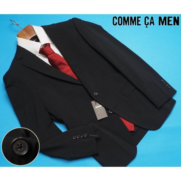 COMME CA MEN（コムサメン） 新品定価5万円 春秋 水牛釦 ポリ