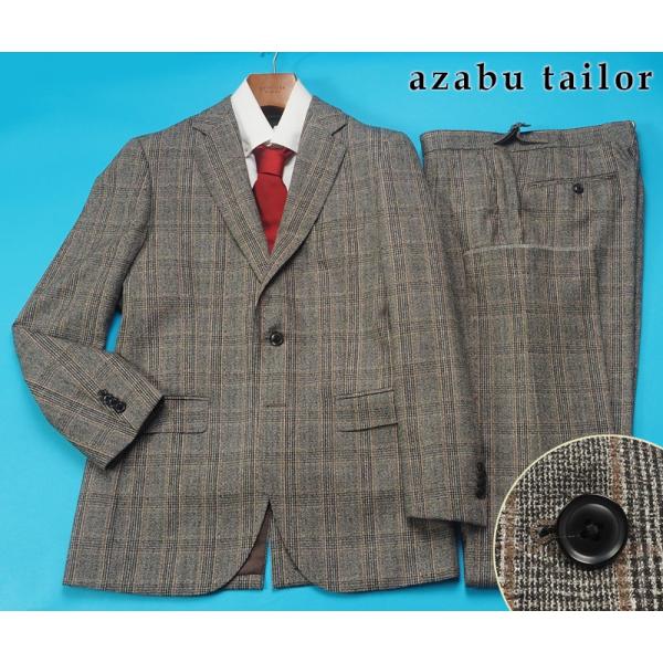 オーダーメイドスーツ　azabu tailor チェック柄3点セット オーダーメイドスーツ azabu tailor チェック柄3点セット オーダー