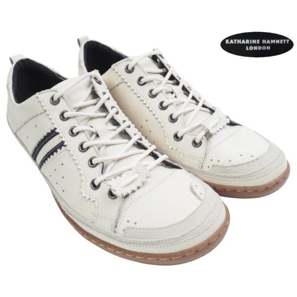 KATHARINE HAMNETT スポーツシューズ ホワイト KATHARINE HAMNETT LONDON（キャサリンハムネットロンドン） 新品
