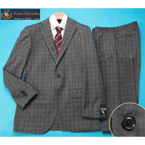 新品 大手百貨店扱い 春夏『Lanificio T.G. di Fabio 伊製生地』ウール