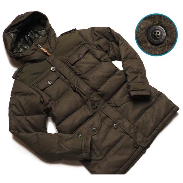 THE NORTH FACE　ノースフェイス ウールブルゾン　ヘリンボーン　L THE NORTH FACE PURPLE LABEL Herringbone Tweed Varsity Jacket Beige