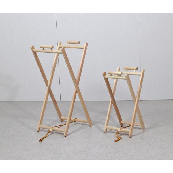 ひのき製 レジ袋ハンガー 大小2個セット ゴミ袋スタンド 木製 レジ袋スタンド 国産 日本製