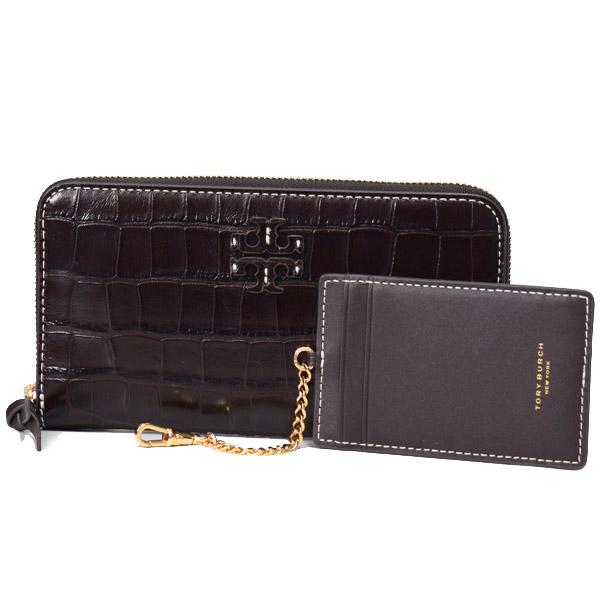 TORY BURCH（トリーバーチ） 長財布 クロコダイル レザー ジップ