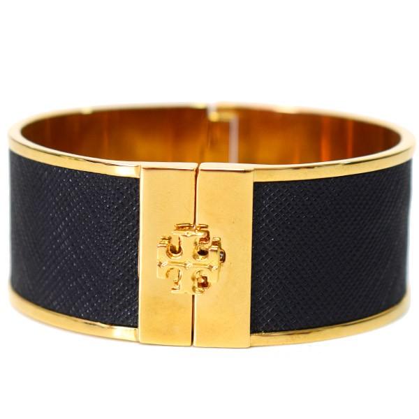 TORY BURCH（トリーバーチ） 小物 レザー ブラス ロゴブレス ワイド 
