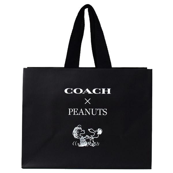 【美品】COACH×PEANUTS コーチ×ピーナッツ ウエストバッグ 超激レア COACH（コーチ） 紙袋 スヌーピー ショップバッグ ピーナッツ コラボ