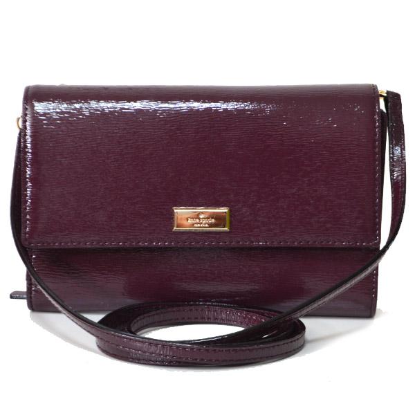 ケイトスペード バッグ katespade コーティング レザー フォン ポーチ クロスボディー 斜めがけ ショルダーバッグ マホガニー【訳あり】2645 kate spade NEW YORK（ケイト・スペード ニューヨーク） ケイト