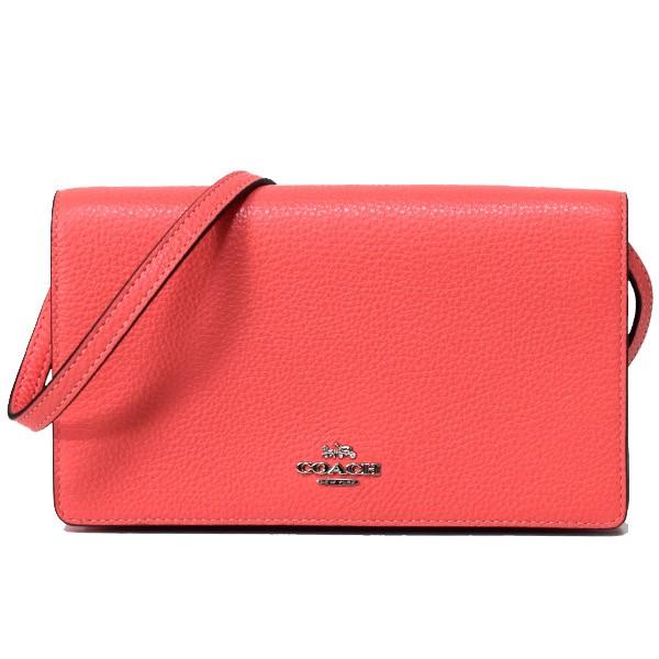 COACH（コーチ） バッグ べブルレザー フォルドオーバー 2WAY クラッチ 