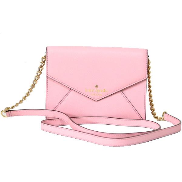 ケイトスペード バッグ　katespade コーティングレザー シダ ストリート フォン チェーン 2WAY ショルダー クラッチ バッグ ピンク 3541 kate spade NEW YORK ケイトスペード バッグ katespade コーティング