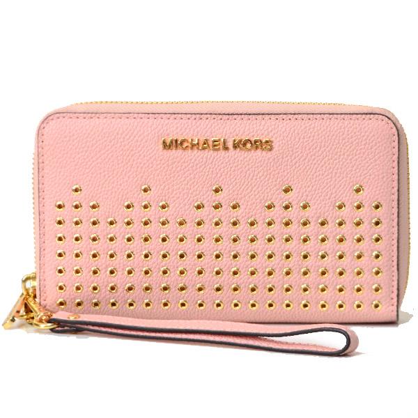 MICHAEL KORS（マイケルコース） 長財布 レザー ジップ アラウンド 