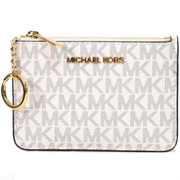 マイケルコース カードケース ケース 小銭入れ キーリング シグネチャー MICHAEL KORS（マイケルコース） コインケース レザー モノグラム