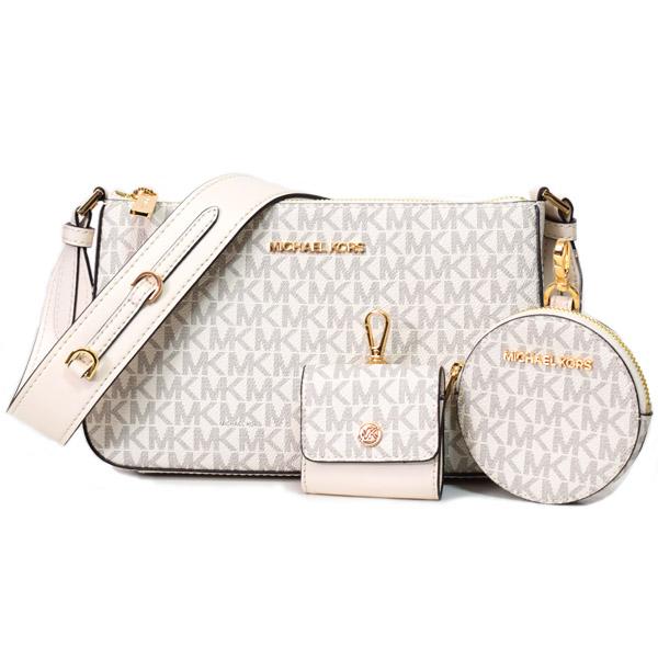 マイケルコース バッグ MICHAEL KORS PVC レザー モノグラム ジェット