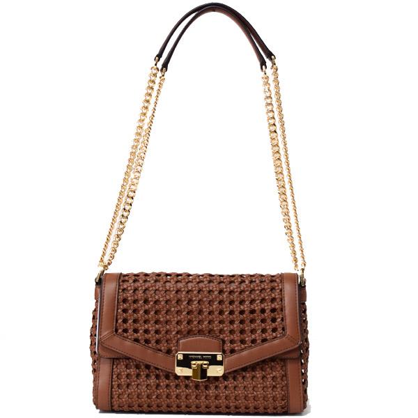 マイケルコース バッグ MICHAEL KORS レザー キンスリー メッシュ 