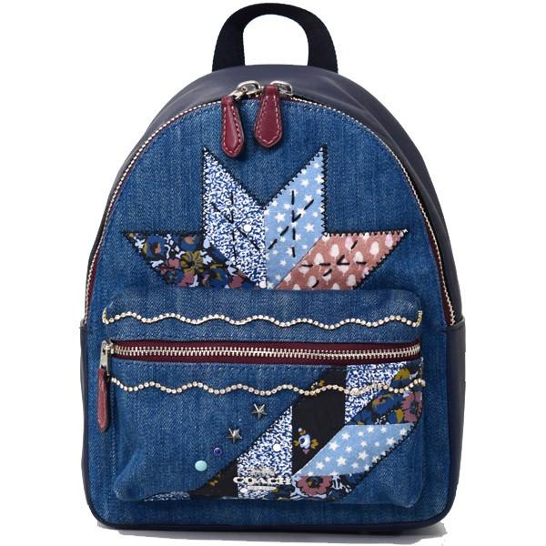 COACH コーチ バッグ キャンバス スムースレザー スター スタッズ  