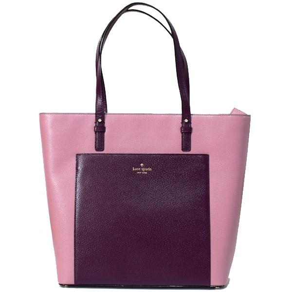 ケイトスペード バッグ katespade レザー グランド ストリート カラーブロック ラージ ショルダー トートバッグ ダスティーピオニーマルチ 4854 kate spade NEW YORK（ケイト・スペード ニューヨーク） ケイト