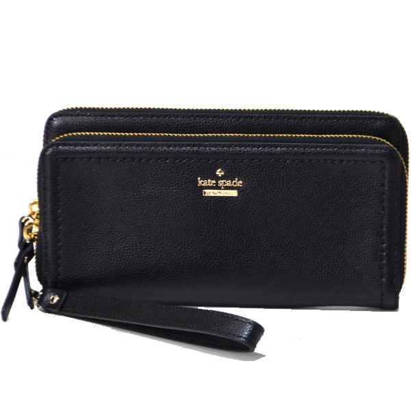 【未使用】kate spade ケイトスペード　レザー　牛革　長財布　ブラック kate spade NEW YORK（ケイト・スペード ニューヨーク） ケイト