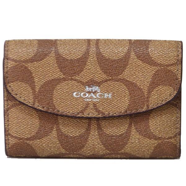 COACH（コーチ） キーケース ペイトン エンボスド シグネチャー 6連