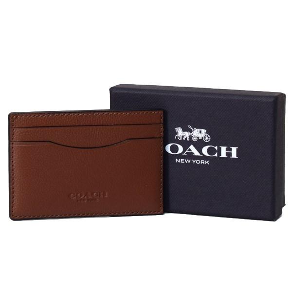 COACH（コーチ） カードケース メンズ スポーツカーフレザー スリム