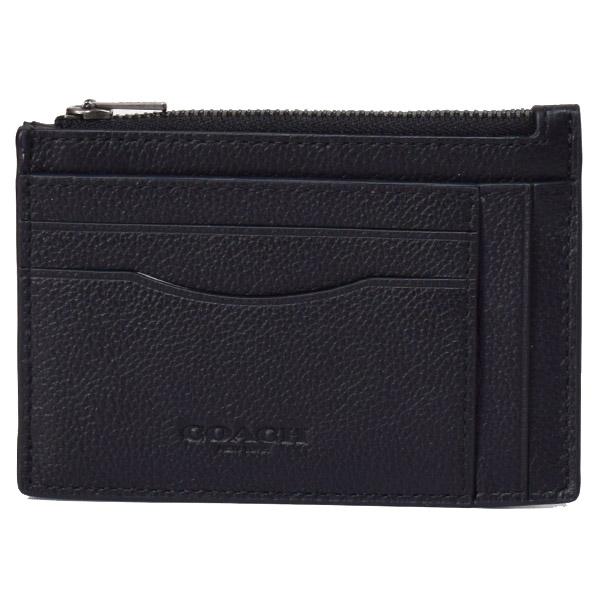 COACH コーチ カードケース メンズ スムースカーフレザー マルチウェイ  