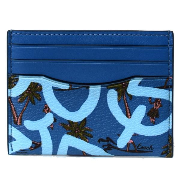 COACH（コーチ） カードケース メンズ コーティングキャンバス