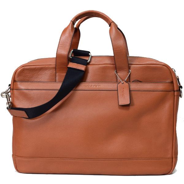 コーチ レザー ビジネスバッグ F71681 ベージュ系 ブリーフケース メンズ COACH - コーチ／COACH バッグ ブリーフケース ビジネスバッグ