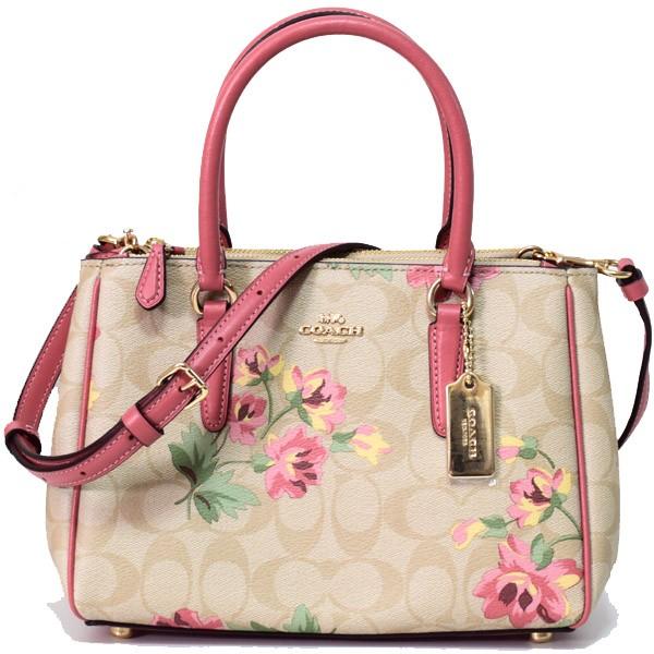 コーチ バッグ COACH コーティング キャンパス スムースレザー  