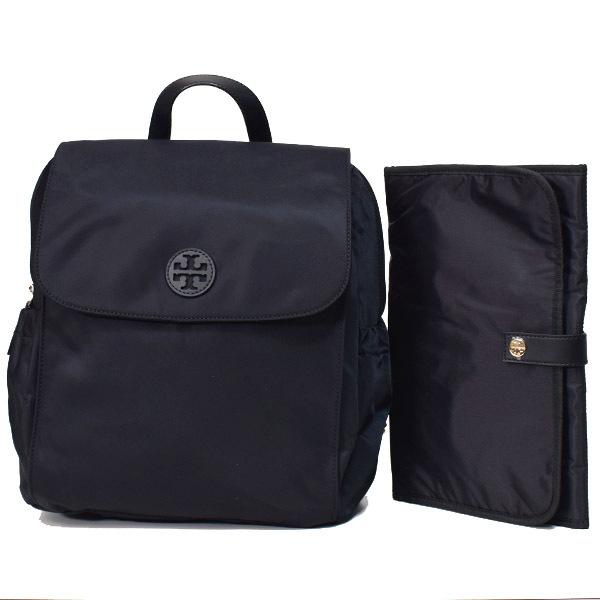 TORY BURCH ブラックマザーズバッグ TORY BURCH（トリーバーチ） リュック ベビー マザーズ バックパック