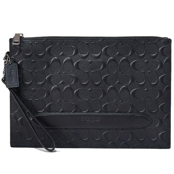 【値下げ】COACH　クラッチバック　シグネチャー COACH コーチ メンズ バッグ クラッチバッグ セカンドバッグ