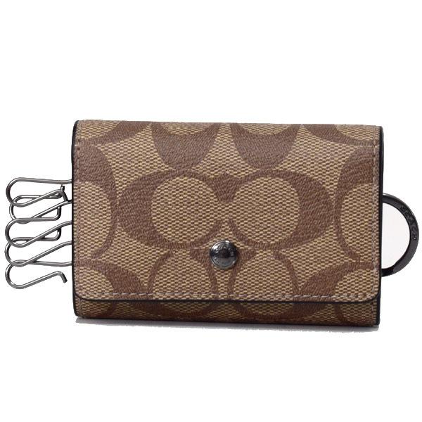 COACH（コーチ） メンズ小物 コーティングキャンバス シグネチャー 5連
