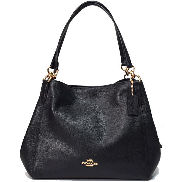 【極美品】コーチ ホーボーバッグ ハリー シボ皮レザー 80268 COACH（コーチ） バッグ ペブルレザー ハリー ロゴ ショルダー