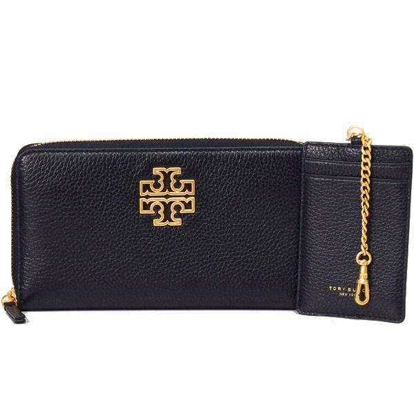 TORY BURCH（トリーバーチ） 長財布 レザー ブリテン ロゴ ジップ