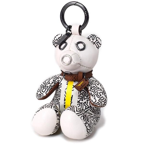 COACH（コーチ） キーホルダー レザー キースヘリング コラボ 
