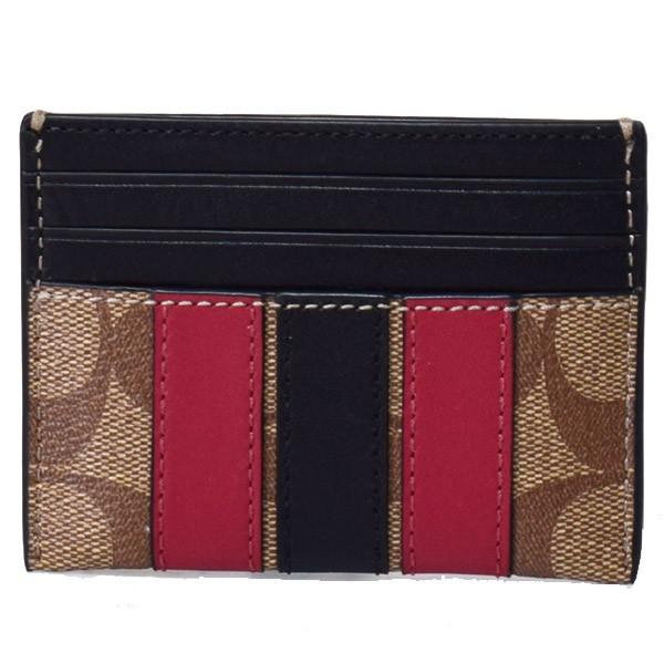 COACH（コーチ） カードケース メンズ コーティングキャンバス カーフ