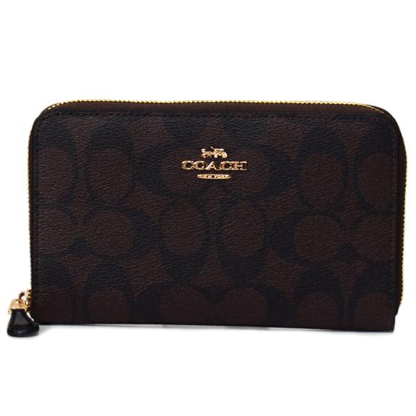 COACH（コーチ） 財布 コーティングキャンバス レザー シグネチャー