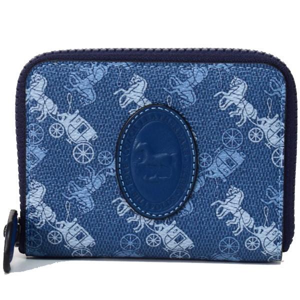 COACH（コーチ） 財布 コーティングキャンバス カーフレザー ホース