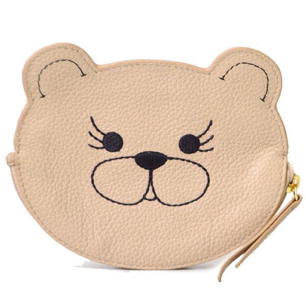 フルラ  FURLA  レザー ベア  コンパクト 財布 ケース FURLA（フルラ） 財布 レザー ベア くま モチーフ ジップ コンパクト
