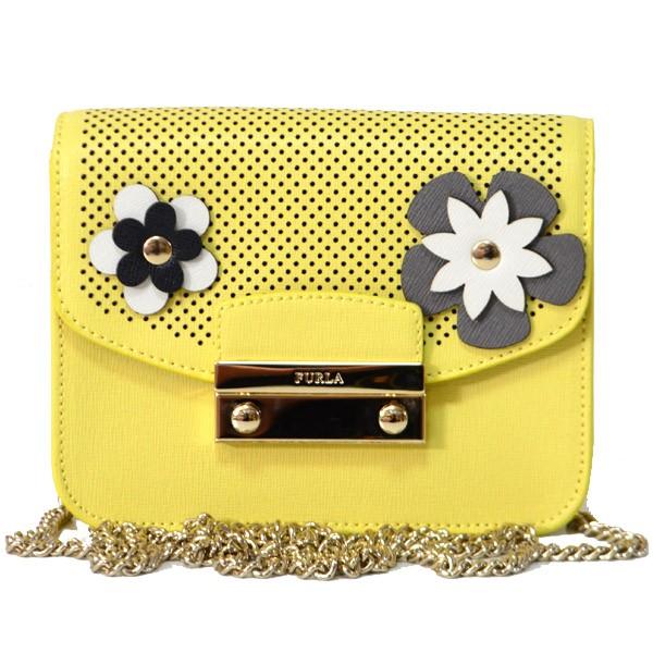 FURLA フルラ バッグ メトロポリス コーティング パンチングレザー 