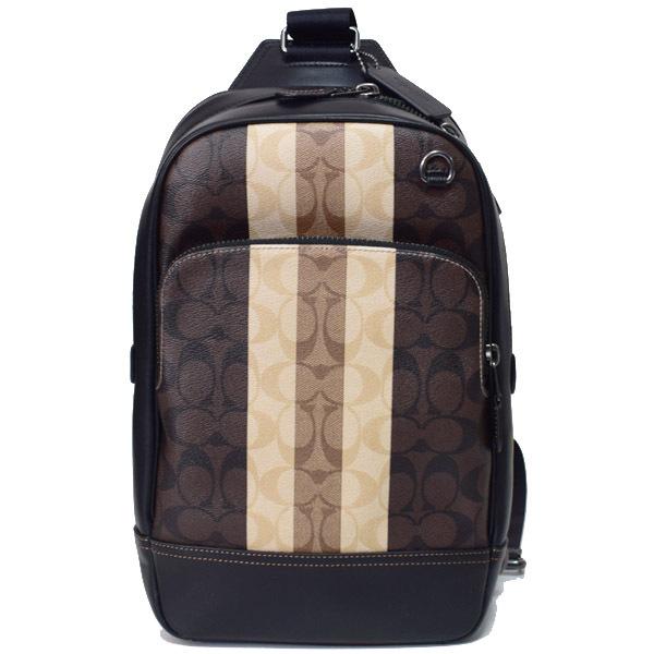COACH（コーチ） バッグ メンズ コーティングキャンバス レザー