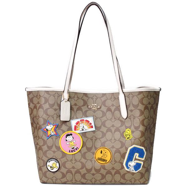 COACH（コーチ） バッグ コーティングキャンバス ぺブルレザー