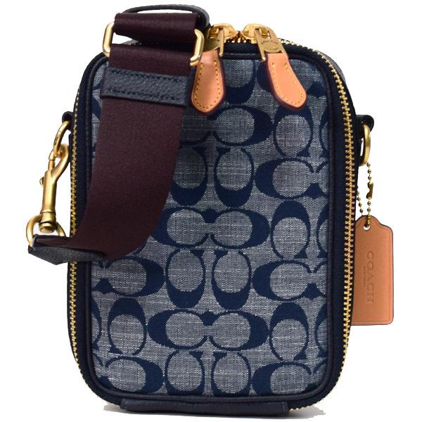 COACH（コーチ） バッグ シャンブレー レザー シグネチャー カメラ